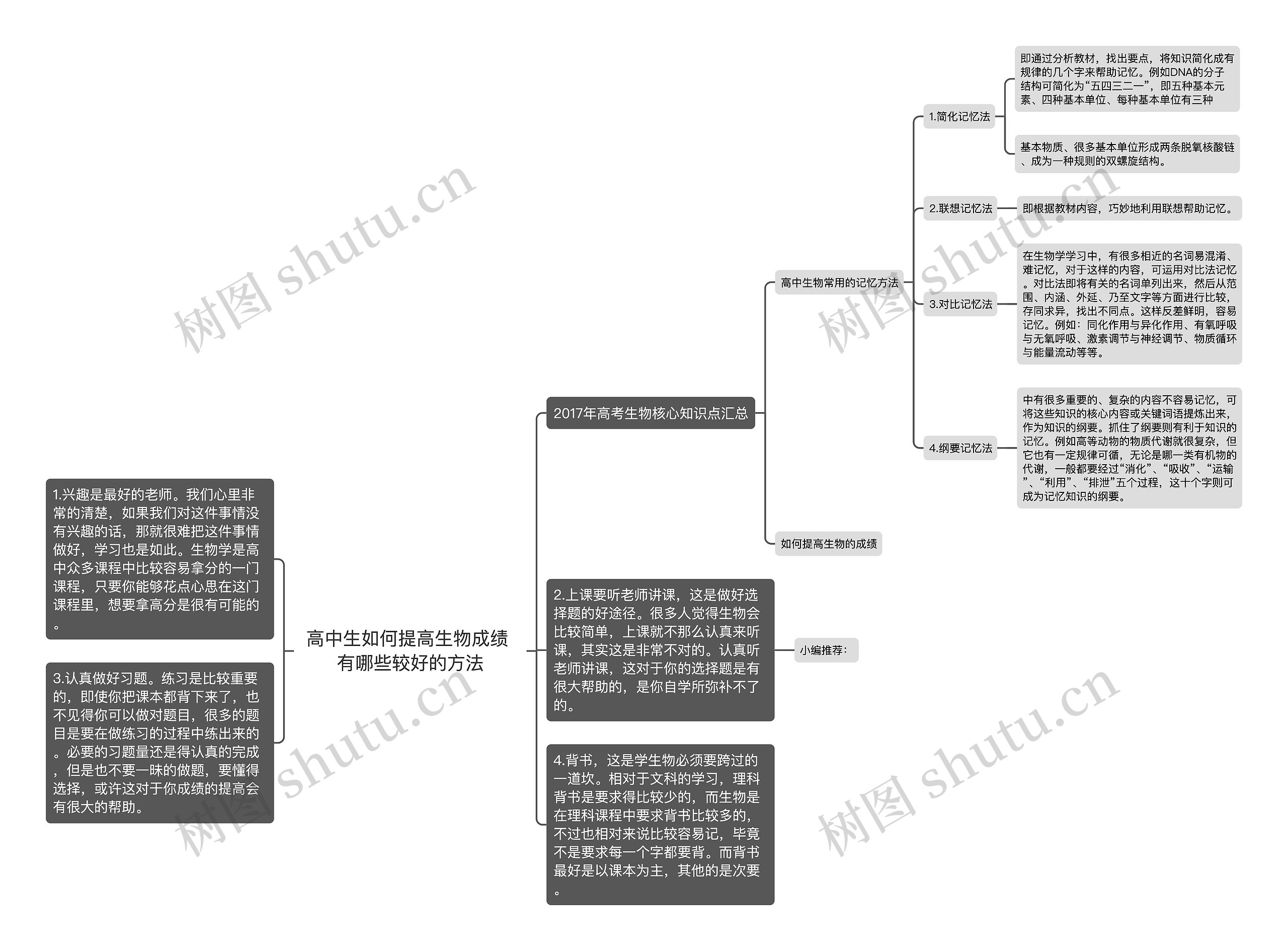 高中生如何提高生物成绩 有哪些较好的方法