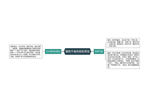 锲而不舍的而的用法