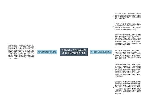 司马光是一个什么样的孩子 砸缸的历史真实情况