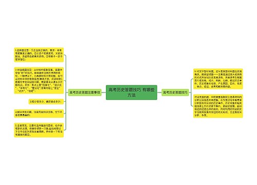 高考历史答题技巧 有哪些方法