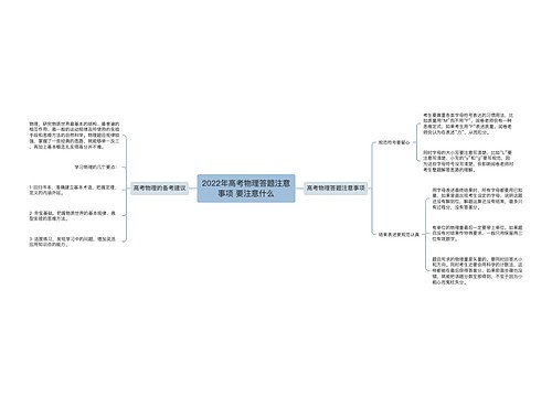 2022年高考物理答题注意事项 要注意什么