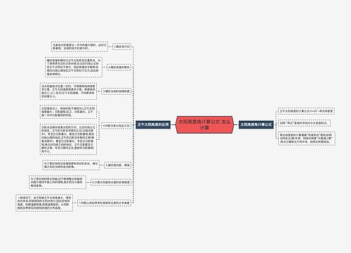 太阳高度角计算公式 怎么计算