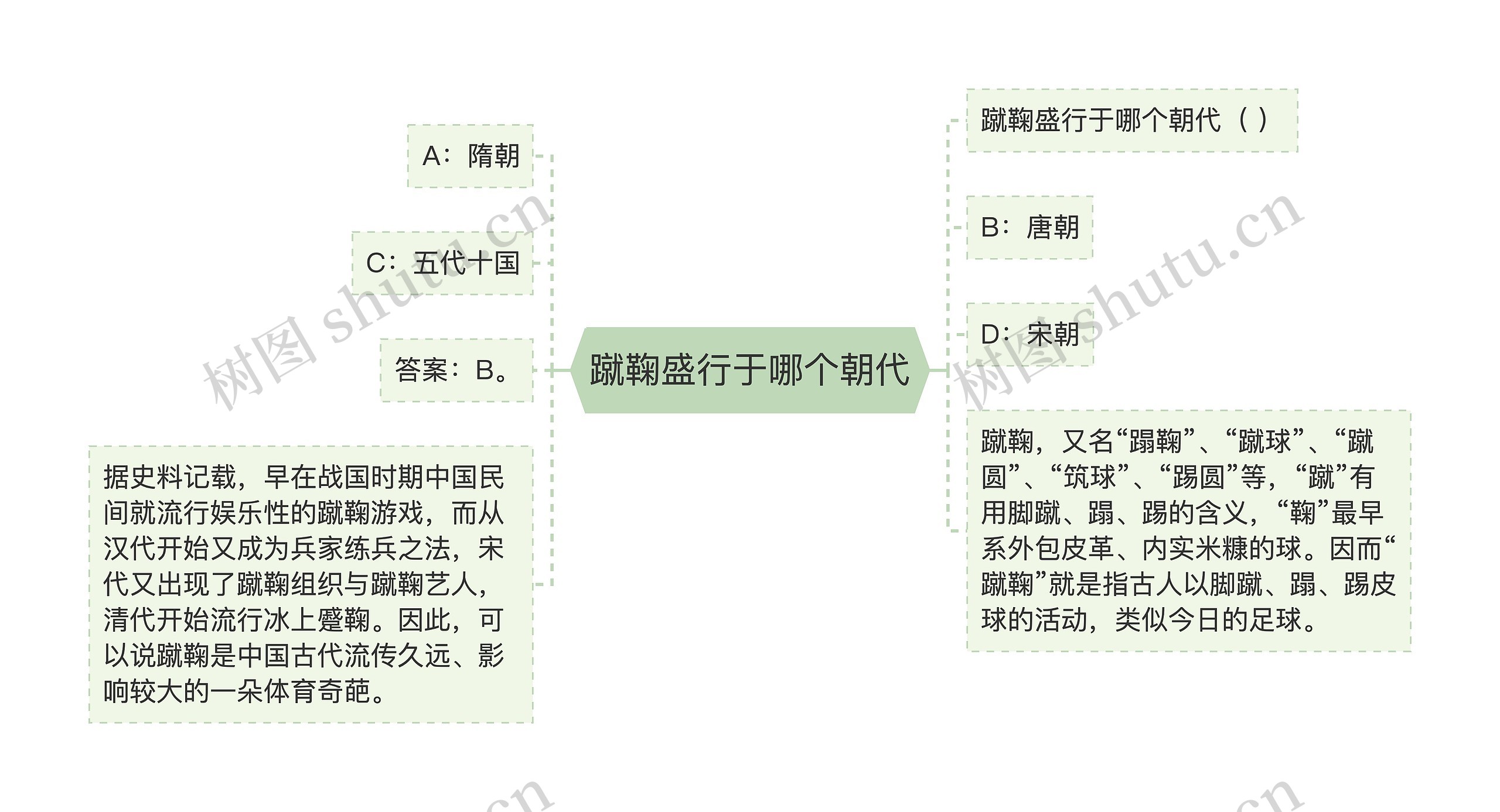 蹴鞠盛行于哪个朝代