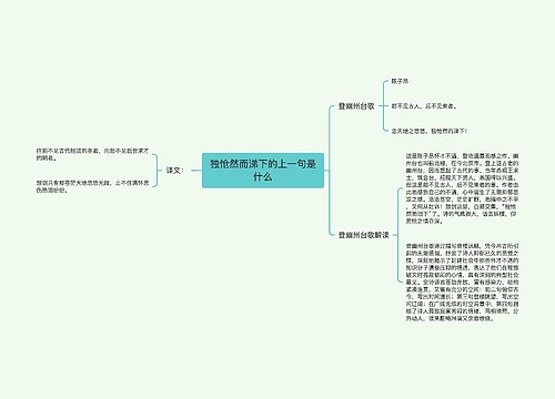 独怆然而涕下的上一句是什么