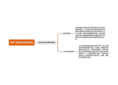 保护湿地的具体措施