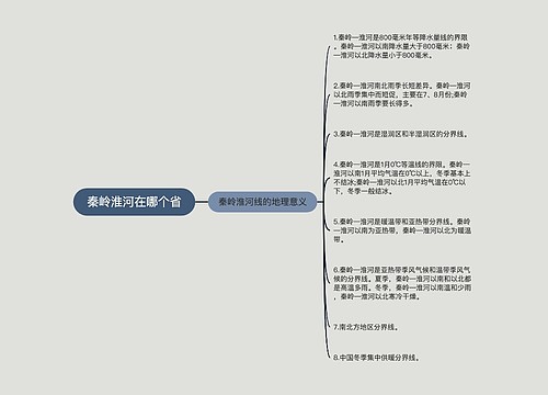 秦岭淮河在哪个省