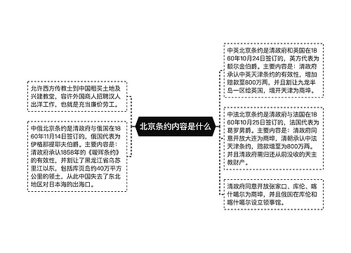 北京条约内容是什么