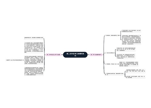 高二文科生学习地理的技巧