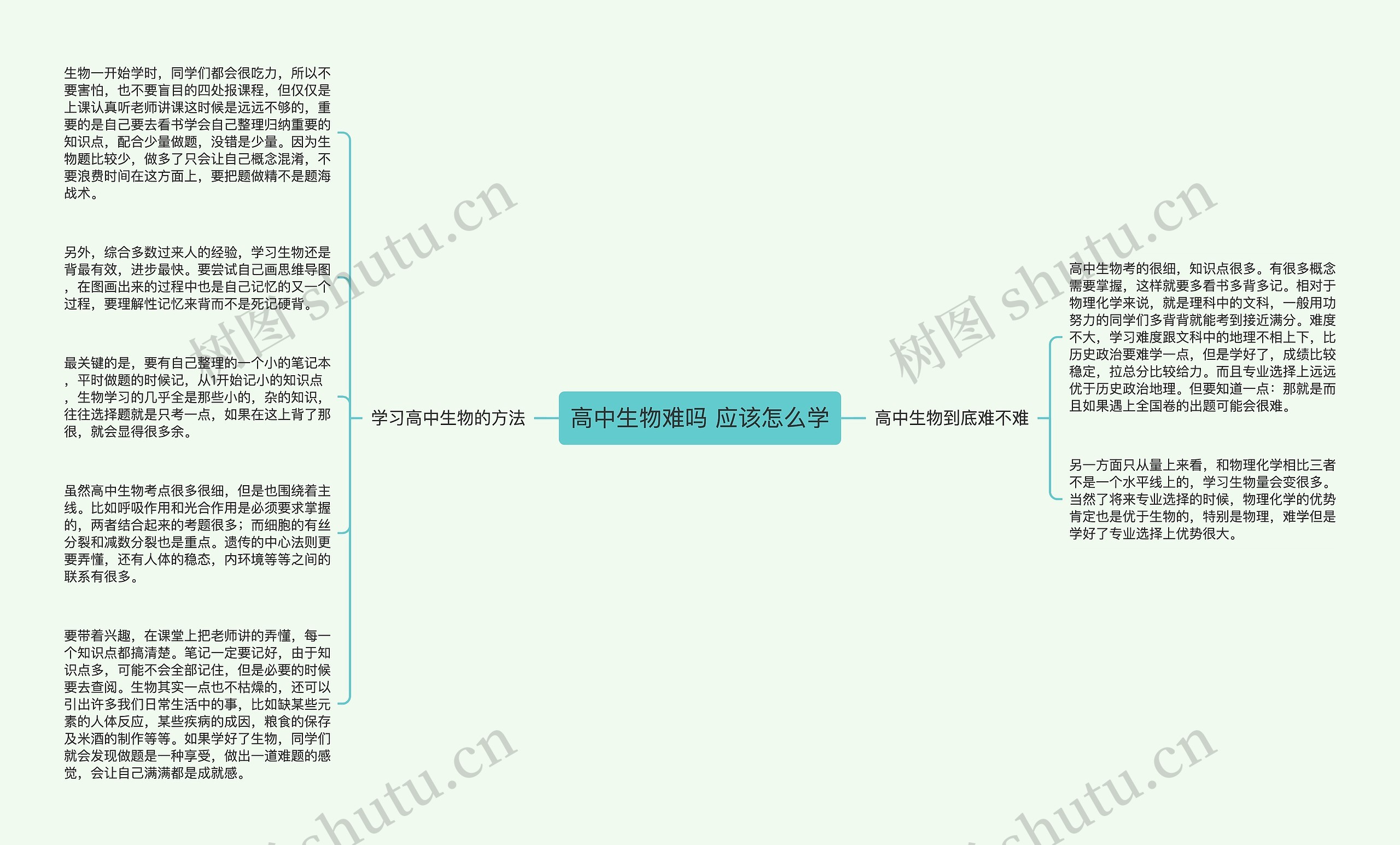 高中生物难吗 应该怎么学