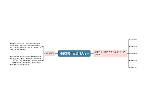 林徽因是什么派诗人之一