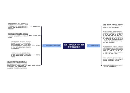 文言文断句技巧 如何提升文言文阅读能力