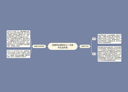 相逢何必曾相识上一句是什么及作者