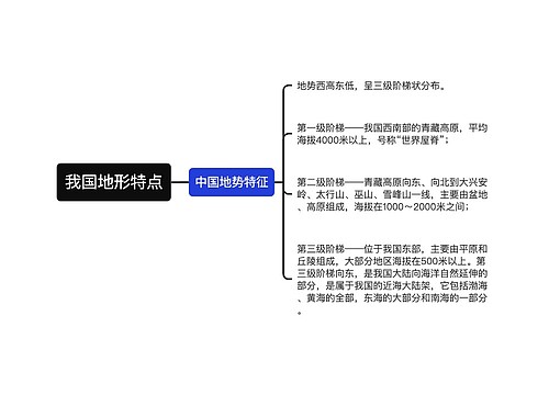 我国地形特点