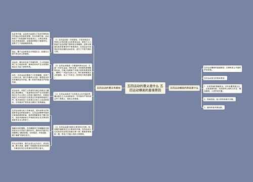 五四运动的意义是什么 五四运动爆发的直接原因