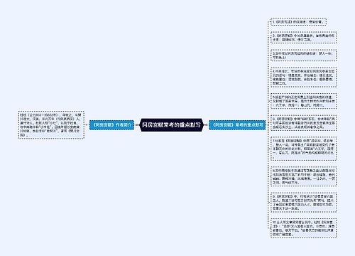 阿房宫赋常考的重点默写