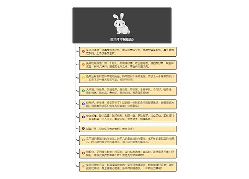 兔年拜年祝福语5