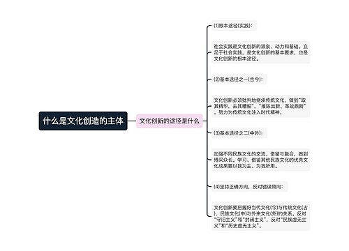 什么是文化创造的主体