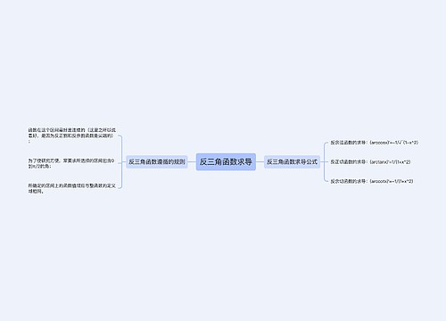 反三角函数求导