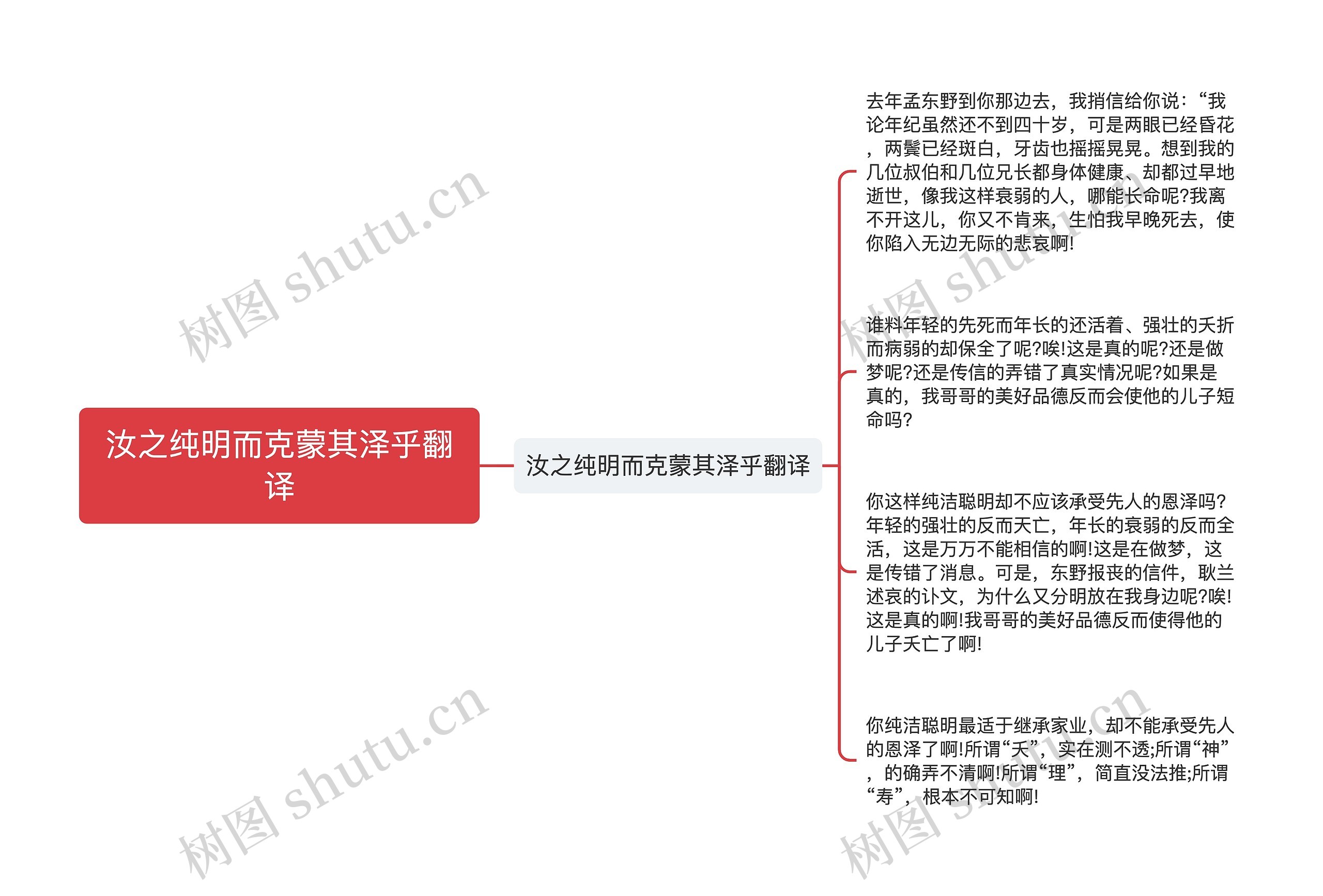 汝之纯明而克蒙其泽乎翻译思维导图