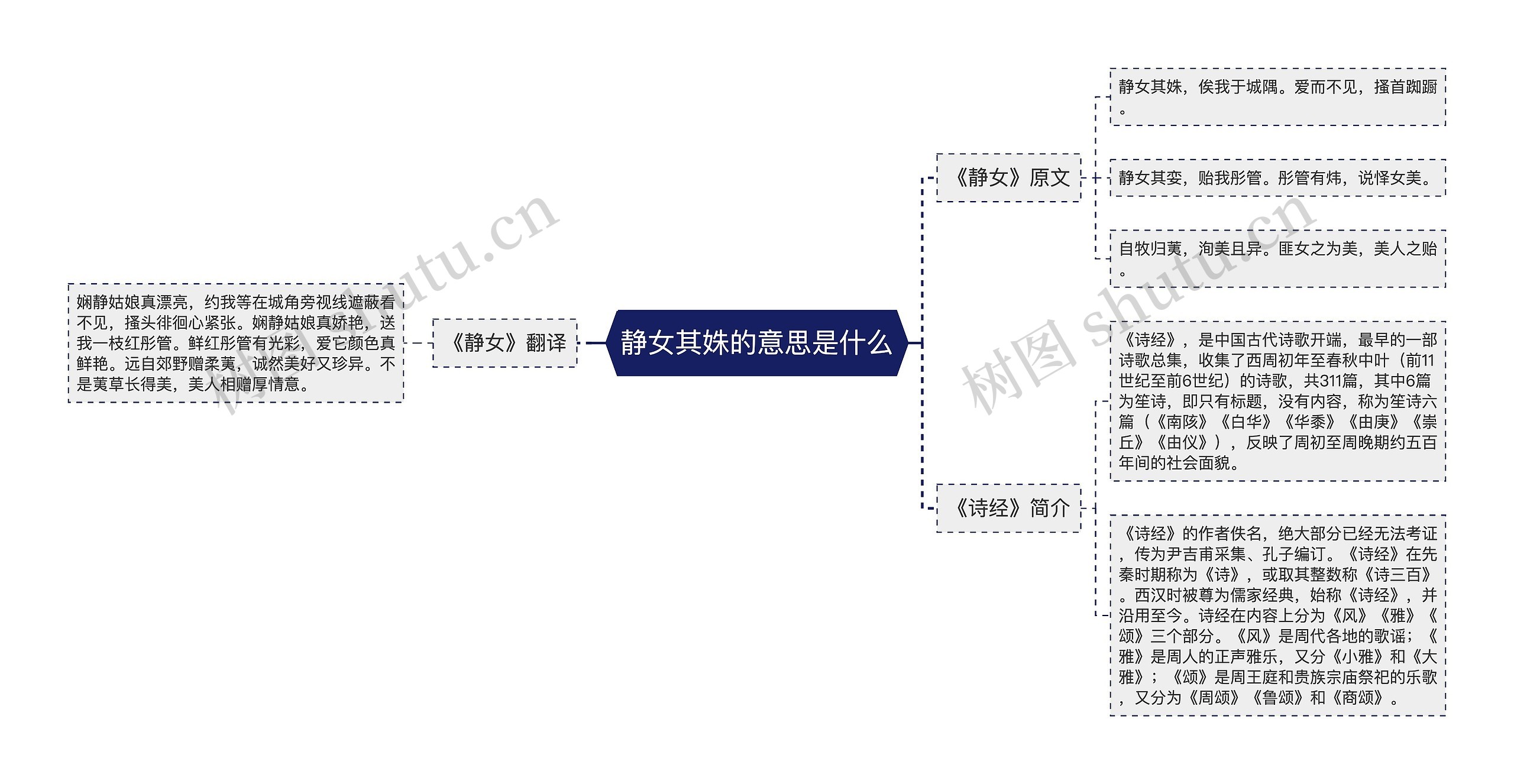 静女其姝的意思是什么