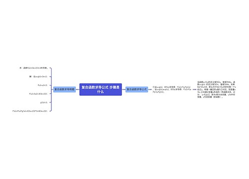 复合函数求导公式 步骤是什么