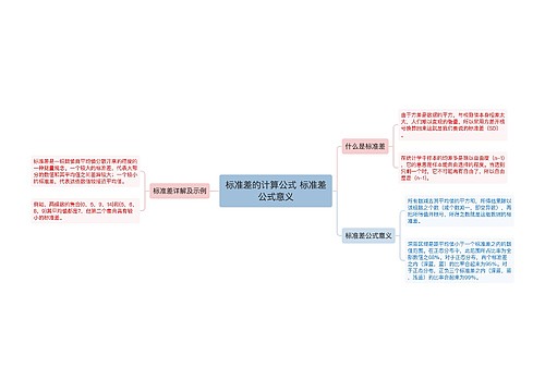 标准差的计算公式 标准差公式意义