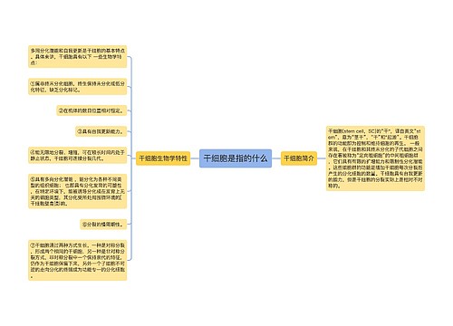 干细胞是指的什么