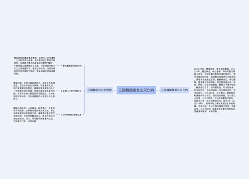 三国魏国是怎么灭亡的