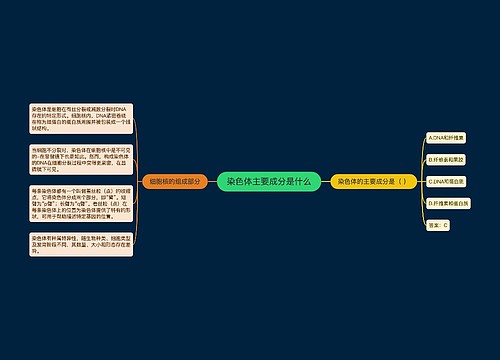 染色体主要成分是什么