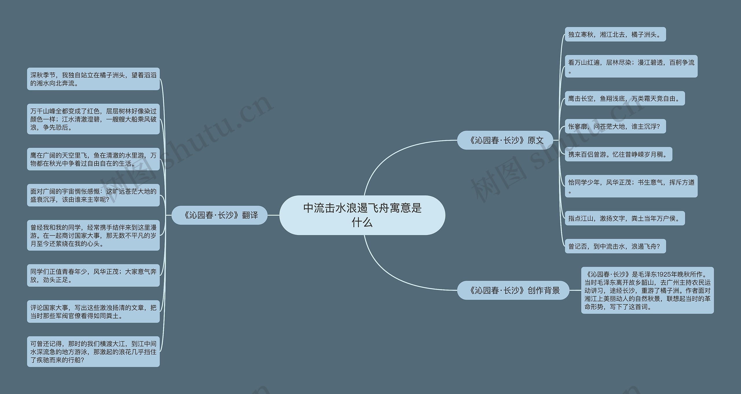 中流击水浪遏飞舟寓意是什么