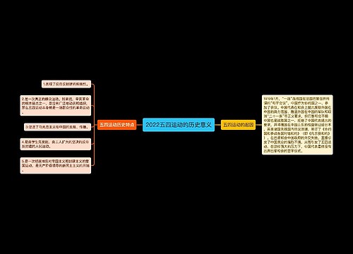 2022五四运动的历史意义