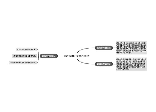 呼吸作用的实质和意义