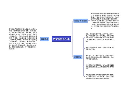 西安海拔多少米