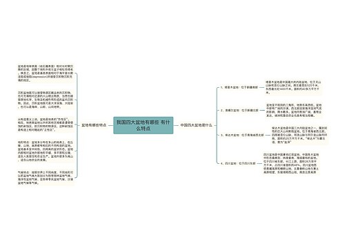 我国四大盆地有哪些 有什么特点