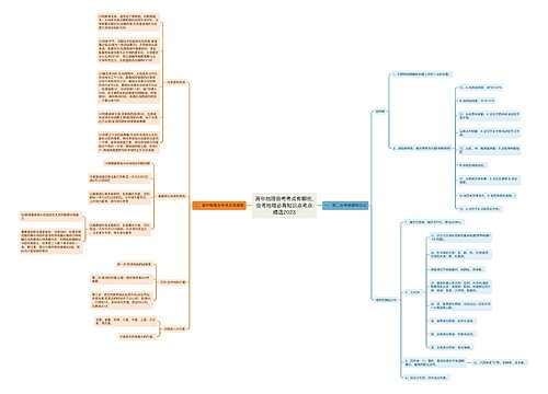 高中地理会考考点有哪些,会考地理必背知识点考点精选2023