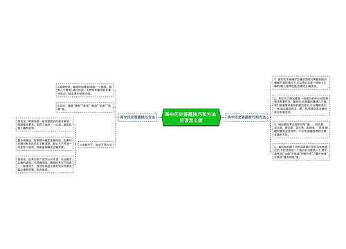 高中历史答题技巧和方法 应该怎么做