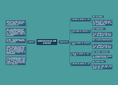 逍遥游词类活用总结 有哪些词类活用