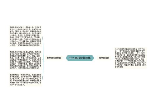 什么是科学共同体