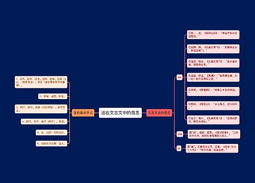 适在文言文中的意思