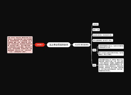 远上寒山石径斜全诗