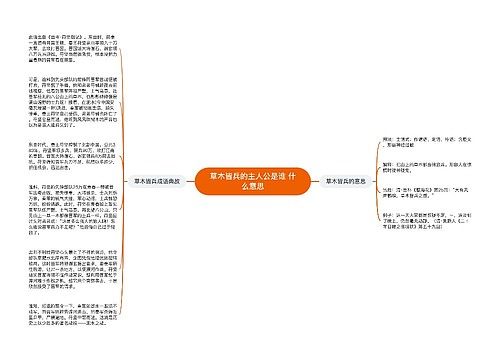 草木皆兵的主人公是谁 什么意思