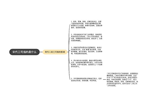 宋代三司指的是什么