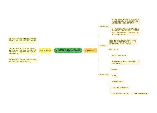 拉格朗日定理公式是什么