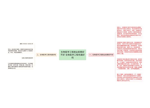 生物医学工程就业前景好不好 生物医学工程待遇好吗