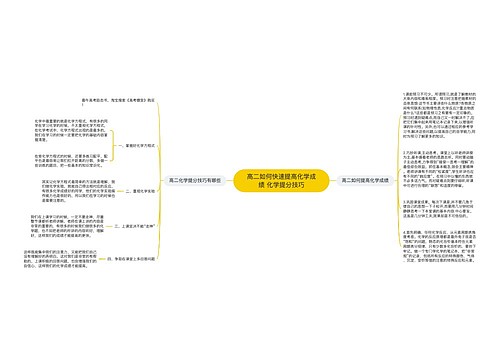 高二如何快速提高化学成绩 化学提分技巧