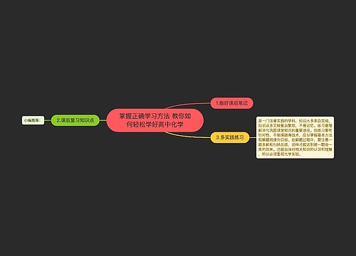 掌握正确学习方法 教你如何轻松学好高中化学