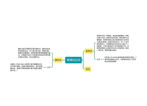 有用功公式