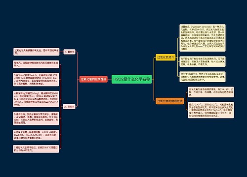 H2O2是什么化学名称