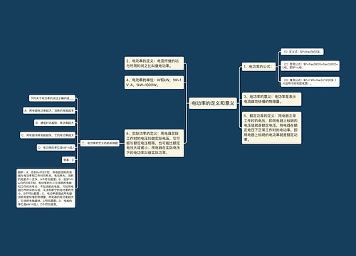 电功率的定义和意义