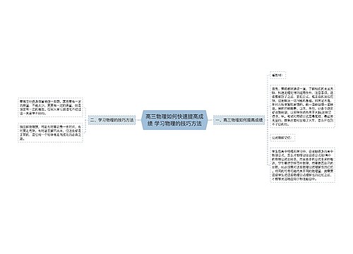 高三物理如何快速提高成绩 学习物理的技巧方法